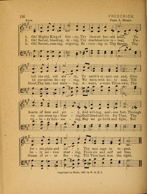 Missionary Hymnal: for the use of junior and juvenile missionary socieites page 126