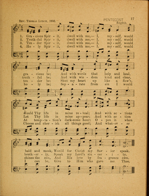 Missionary Hymnal: for the use of junior and juvenile missionary socieites page 17