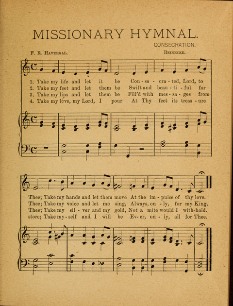 Missionary Hymnal: for the use of junior and juvenile missionary socieites page 3