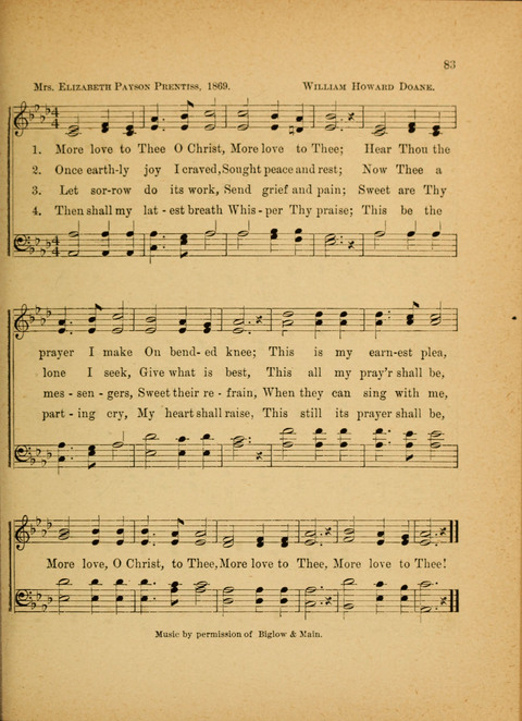 Missionary Hymnal: for the use of junior and juvenile missionary socieites page 83