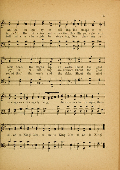 Missionary Hymnal: for the use of junior and juvenile missionary socieites page 85