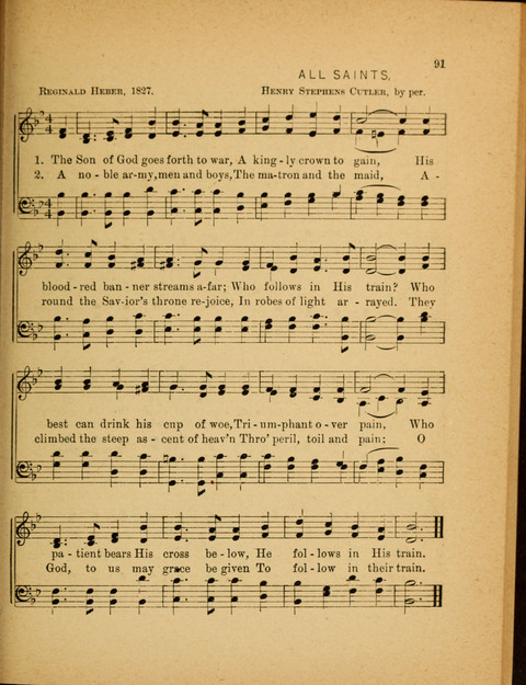 Missionary Hymnal: for the use of junior and juvenile missionary socieites page 91