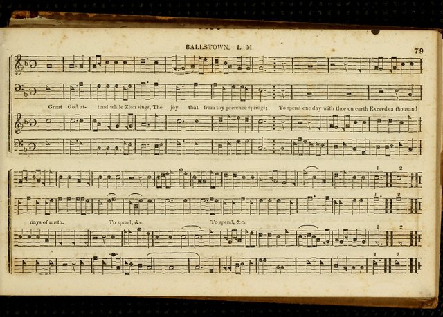 Missouri harmony: or a choice collection of Psalm and hymn tunes, and anthems, from eminent authors ; with an introduction to the grounds and rudiments of music page 84