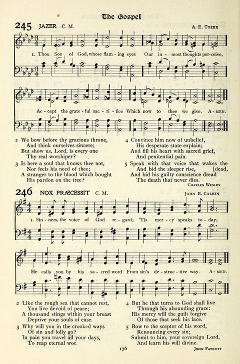The Methodist Hymnal: Official hymnal of the methodist episcopal church and the methodist episcopal church, south page 176