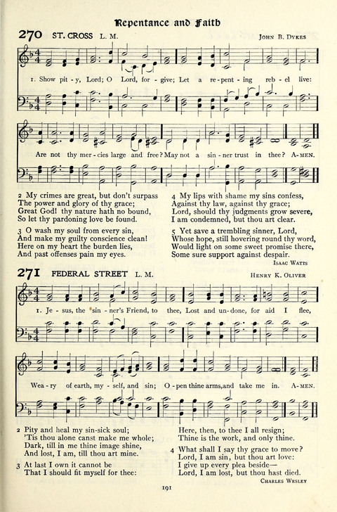The Methodist Hymnal: Official hymnal of the methodist episcopal church and the methodist episcopal church, south page 191