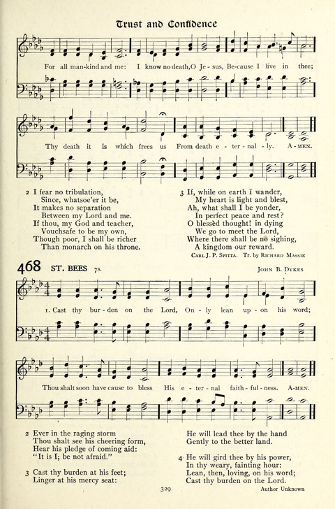 The Methodist Hymnal: Official hymnal of the methodist episcopal church and the methodist episcopal church, south page 329