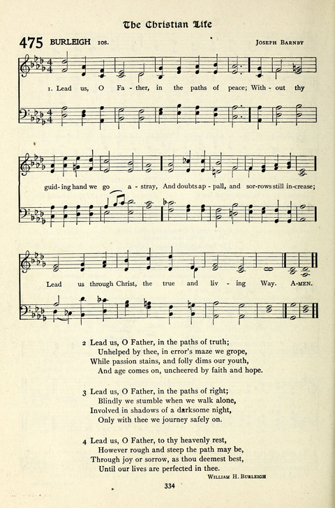 The Methodist Hymnal: Official hymnal of the methodist episcopal church and the methodist episcopal church, south page 334