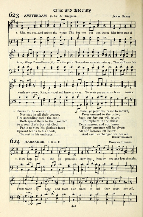 The Methodist Hymnal: Official hymnal of the methodist episcopal church and the methodist episcopal church, south page 442