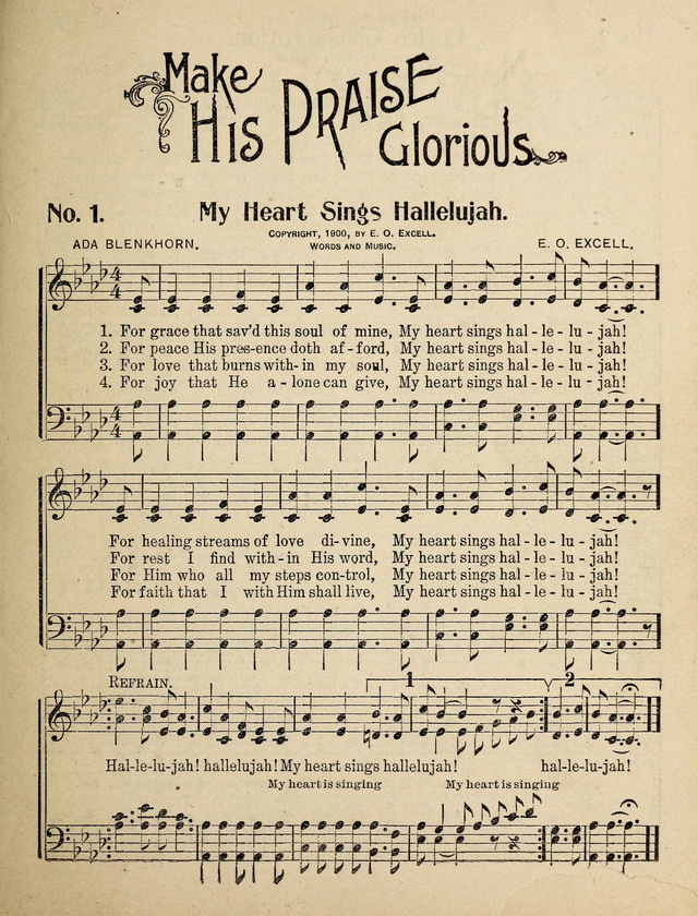 Make His Praise Glorious page 1