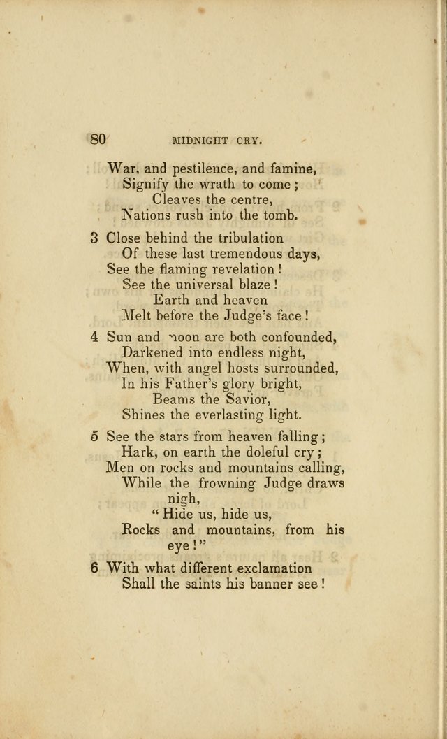 Millennial Harp: or, Second Advent Hymns: designed for the meetings on the second coming of Christ page 152