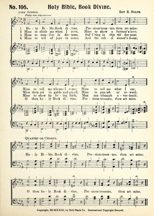 Magnificat: a Hymnal for Sunday Schools page 103