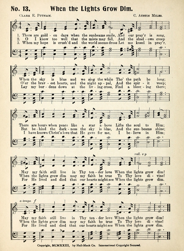 Magnificat: a Hymnal for Sunday Schools page 12