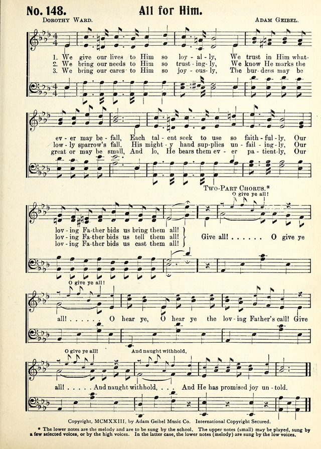 Magnificat: a Hymnal for Sunday Schools page 143