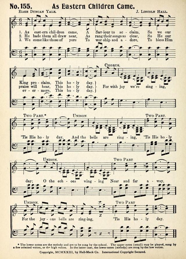 Magnificat: a Hymnal for Sunday Schools page 150