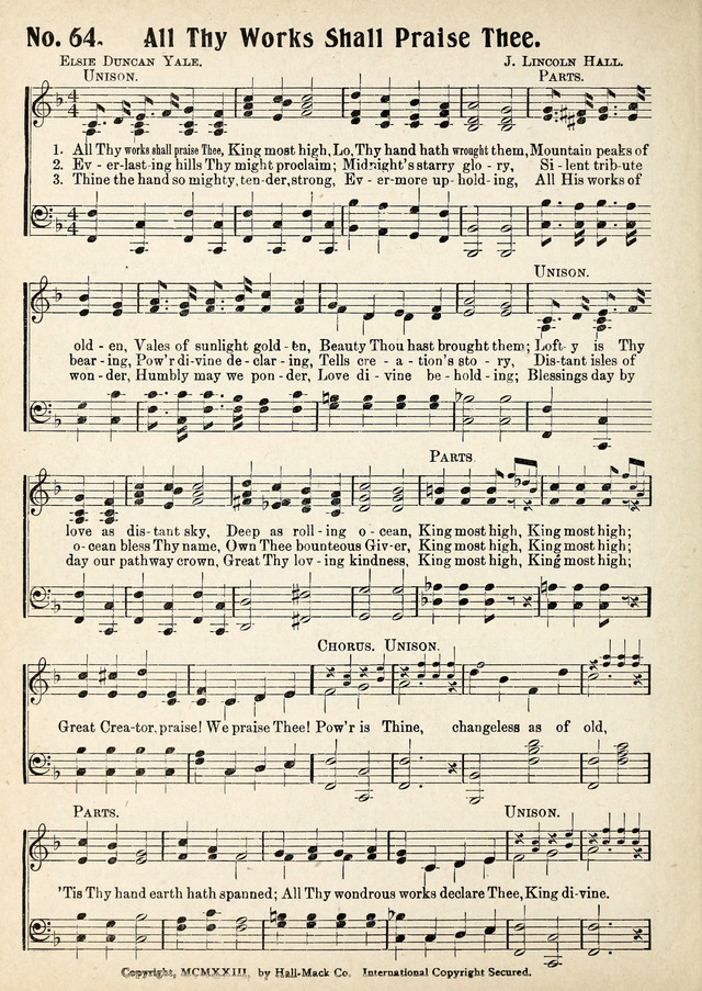 Magnificat: a Hymnal for Sunday Schools page 62