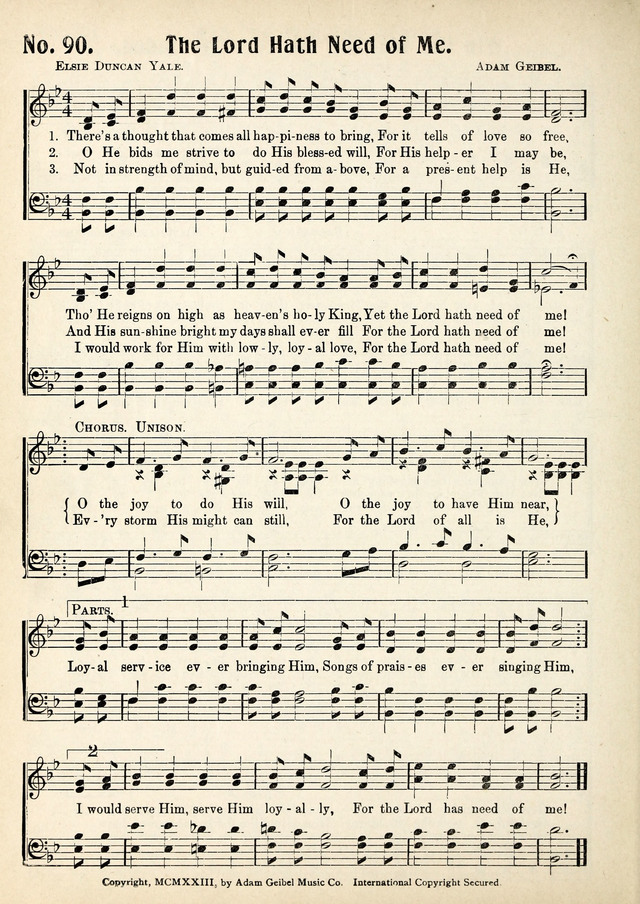 Magnificat: a Hymnal for Sunday Schools page 88