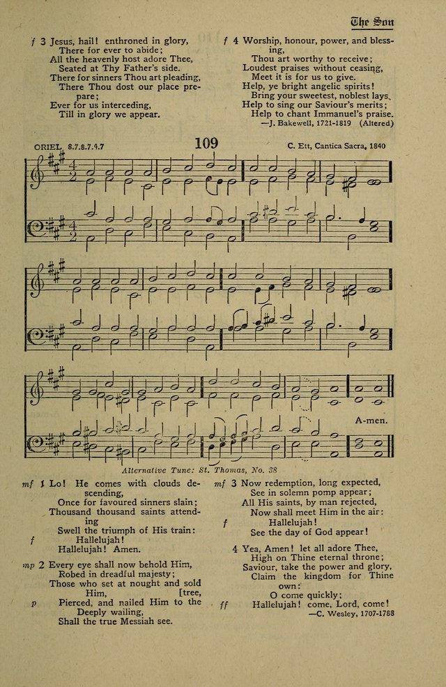 Methodist Hymn and Tune Book: official hymn book of the Methodist Church page 119