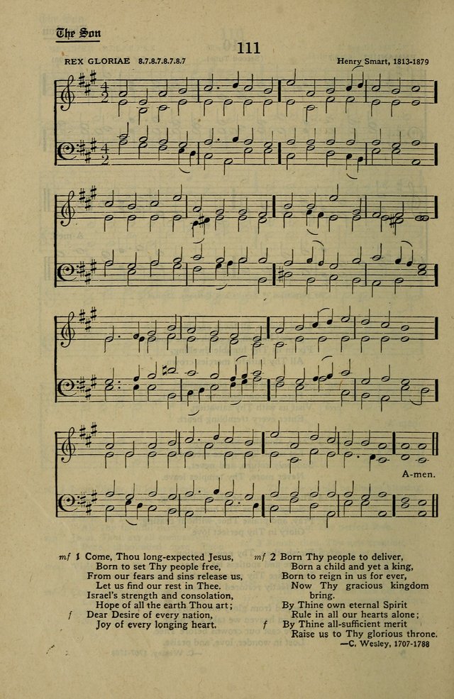 Methodist Hymn and Tune Book: official hymn book of the Methodist Church page 122