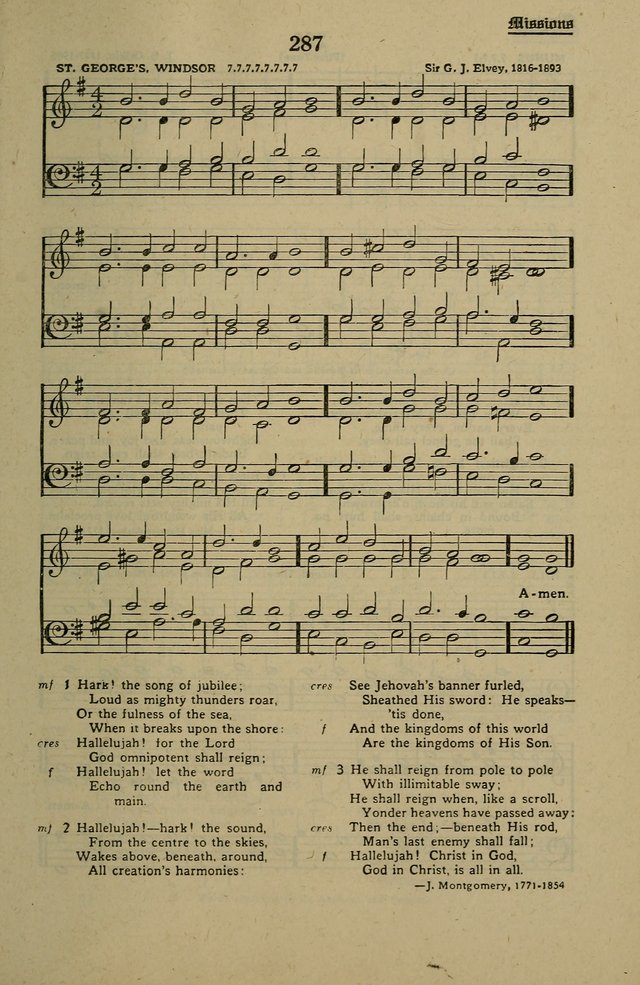 Methodist Hymn and Tune Book: official hymn book of the Methodist Church page 311