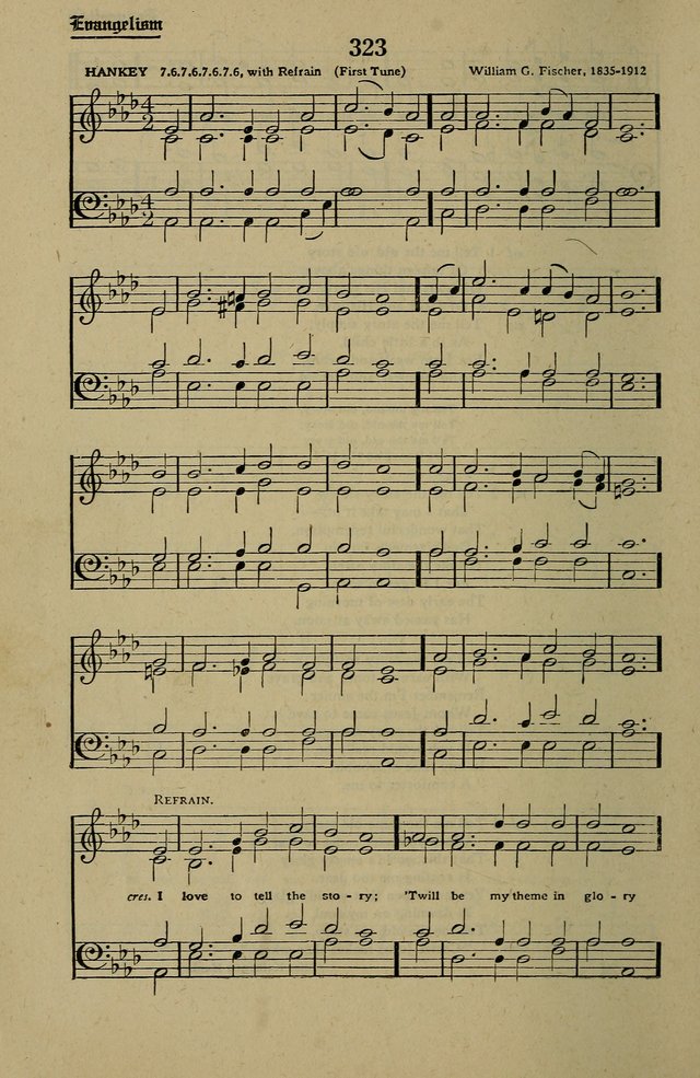 Methodist Hymn and Tune Book: official hymn book of the Methodist Church page 354