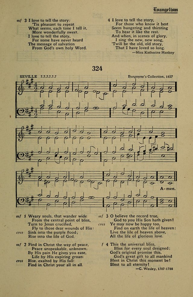 Methodist Hymn and Tune Book: official hymn book of the Methodist Church page 357