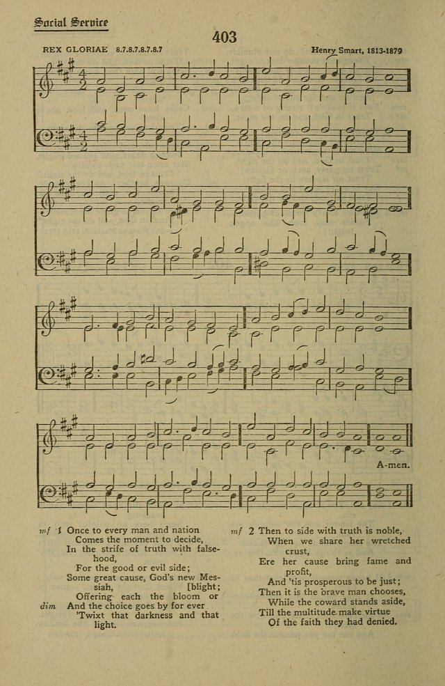 Methodist Hymn and Tune Book: official hymn book of the Methodist Church page 448