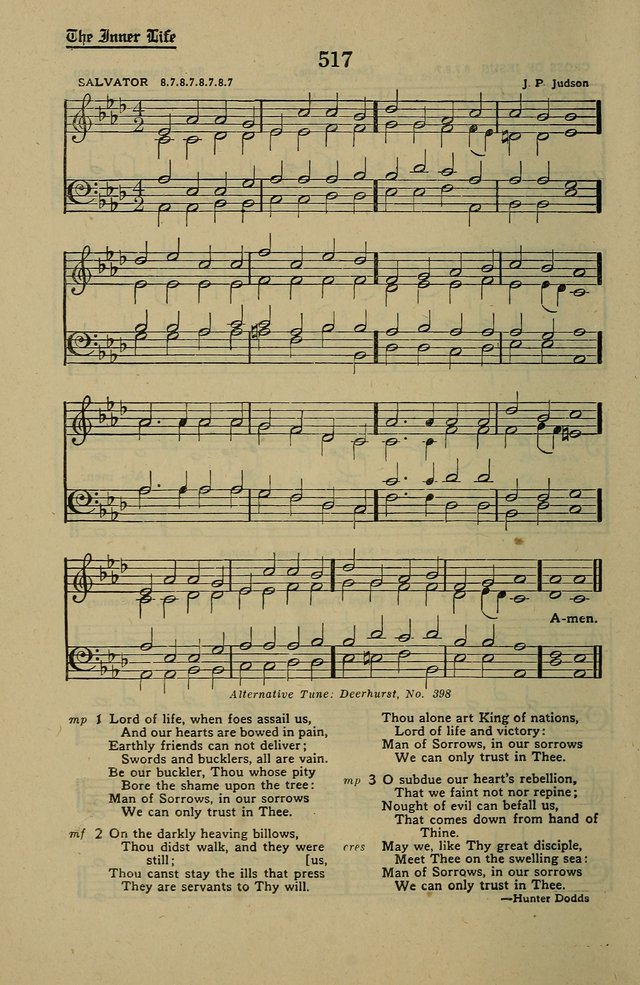 Methodist Hymn and Tune Book: official hymn book of the Methodist Church page 564