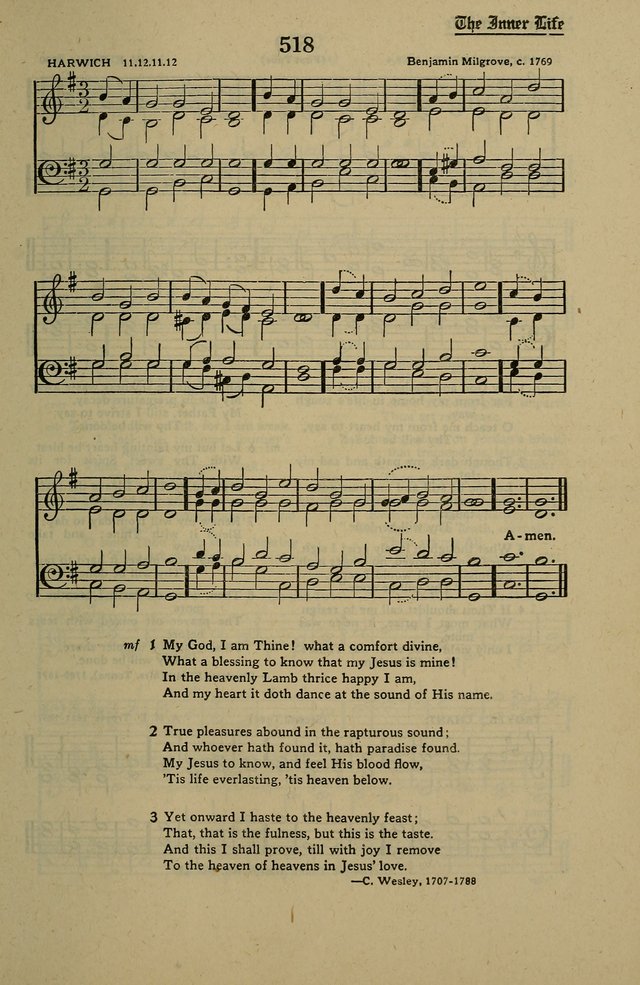 Methodist Hymn and Tune Book: official hymn book of the Methodist Church page 565