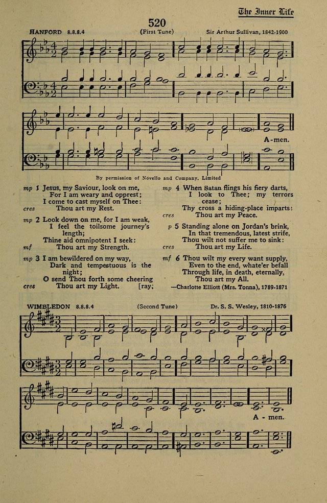 Methodist Hymn and Tune Book: official hymn book of the Methodist Church page 567
