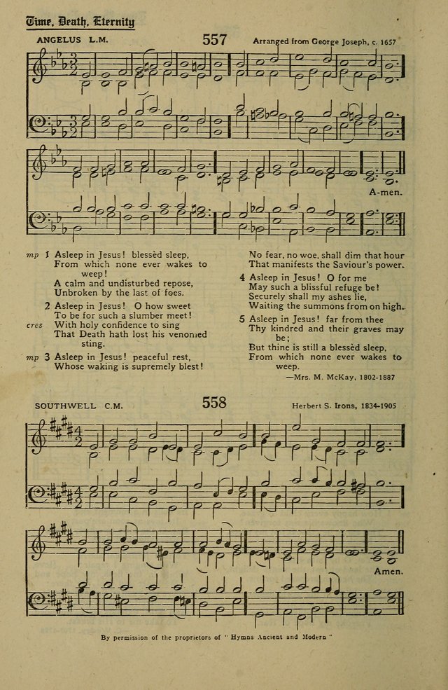 Methodist Hymn and Tune Book: official hymn book of the Methodist Church page 608