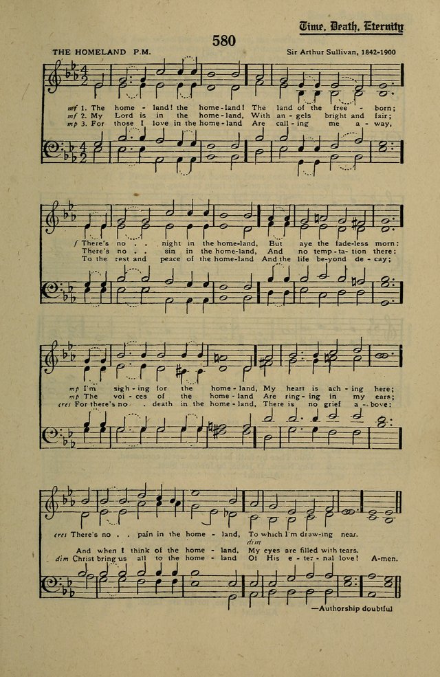 Methodist Hymn and Tune Book: official hymn book of the Methodist Church page 635