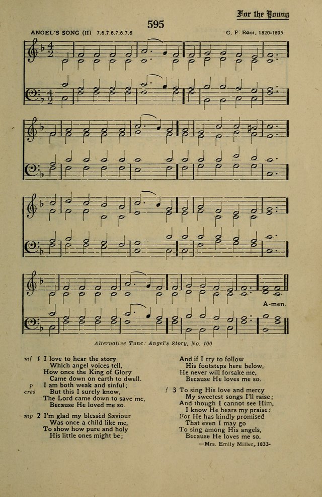 Methodist Hymn and Tune Book: official hymn book of the Methodist Church page 659