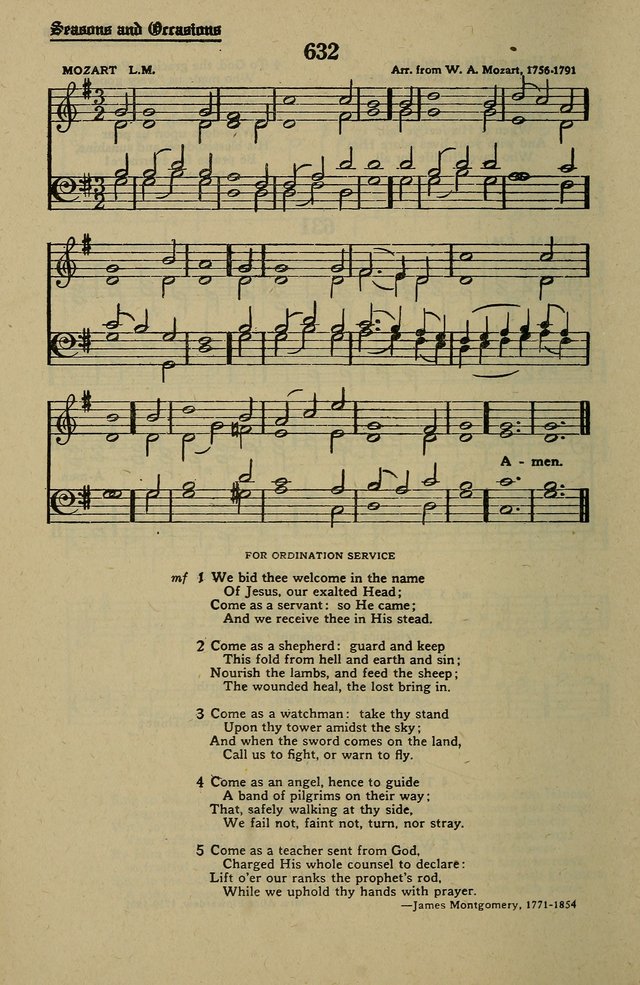 Methodist Hymn and Tune Book: official hymn book of the Methodist Church page 704