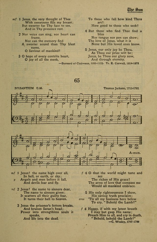 Methodist Hymn and Tune Book: official hymn book of the Methodist Church page 71
