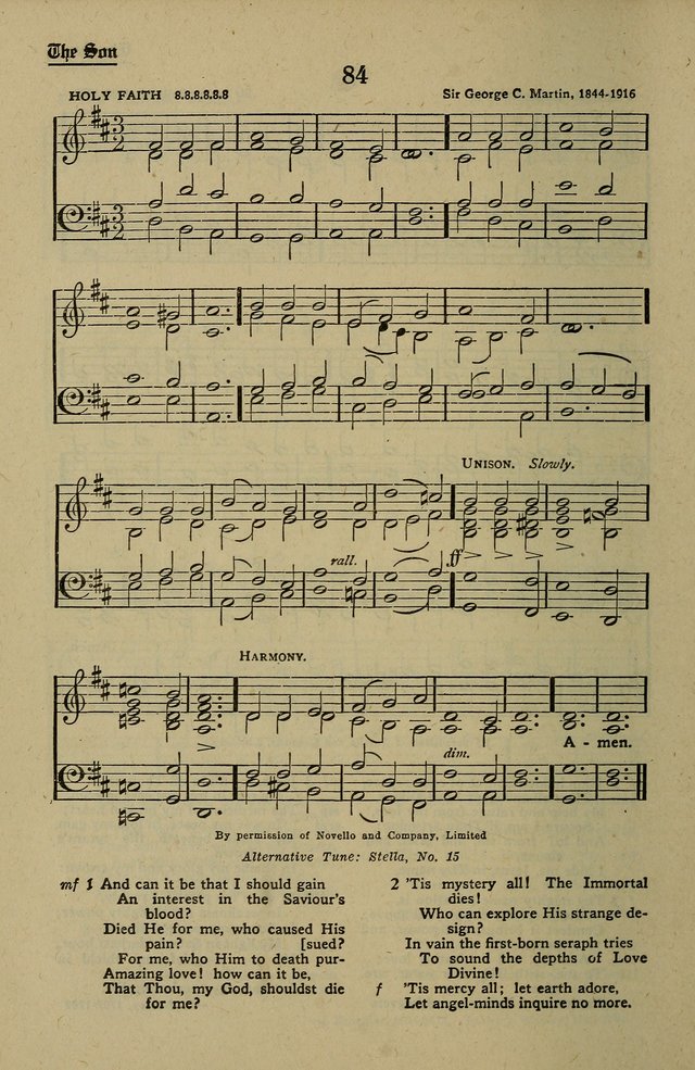Methodist Hymn and Tune Book: official hymn book of the Methodist Church page 88