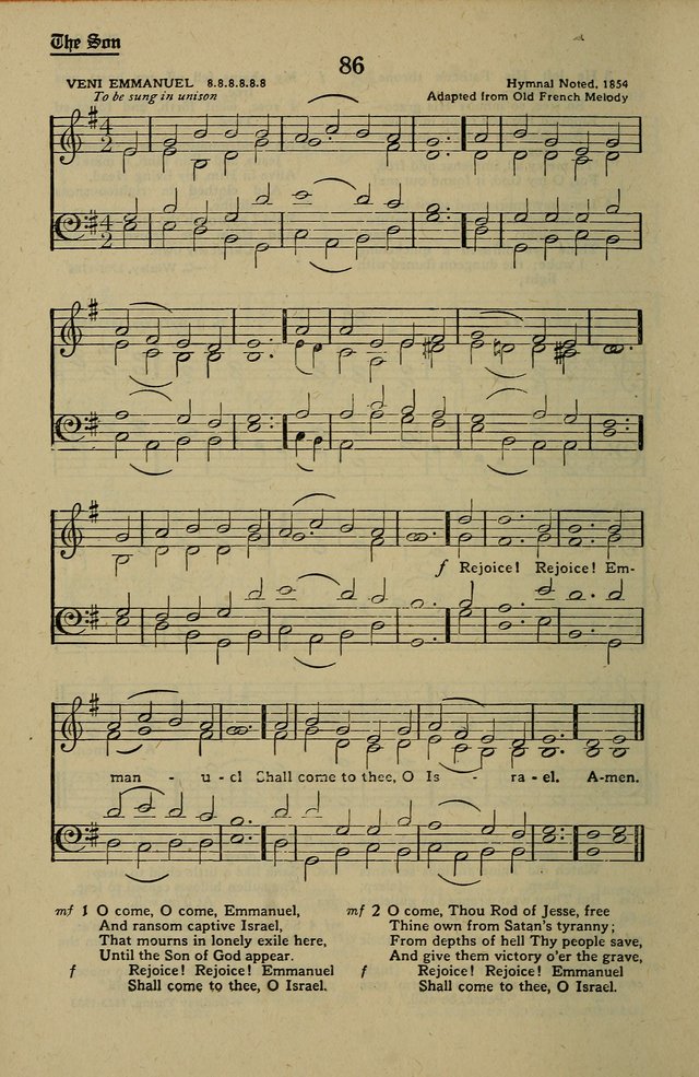 Methodist Hymn and Tune Book: official hymn book of the Methodist Church page 90