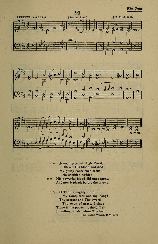Methodist Hymn and Tune Book: official hymn book of the Methodist Church page 99