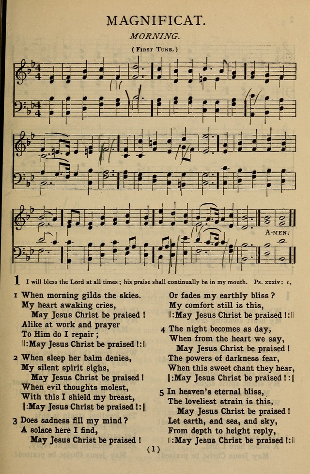 The Magnificat: hymns with tunes page 14