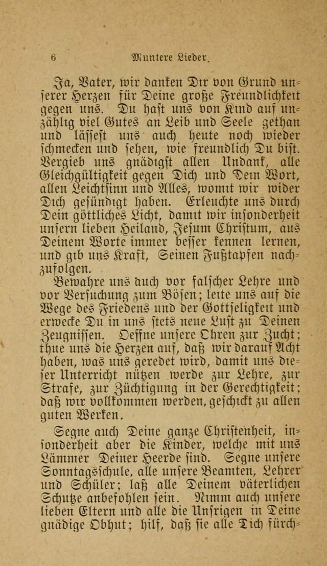 Muntere Lieder: Eine Sammlung der beliebtesten und brauchbarsten Gesänge für Sonntagsschulen und andere christlichen Versammlungen. 3. Aufl. page 11