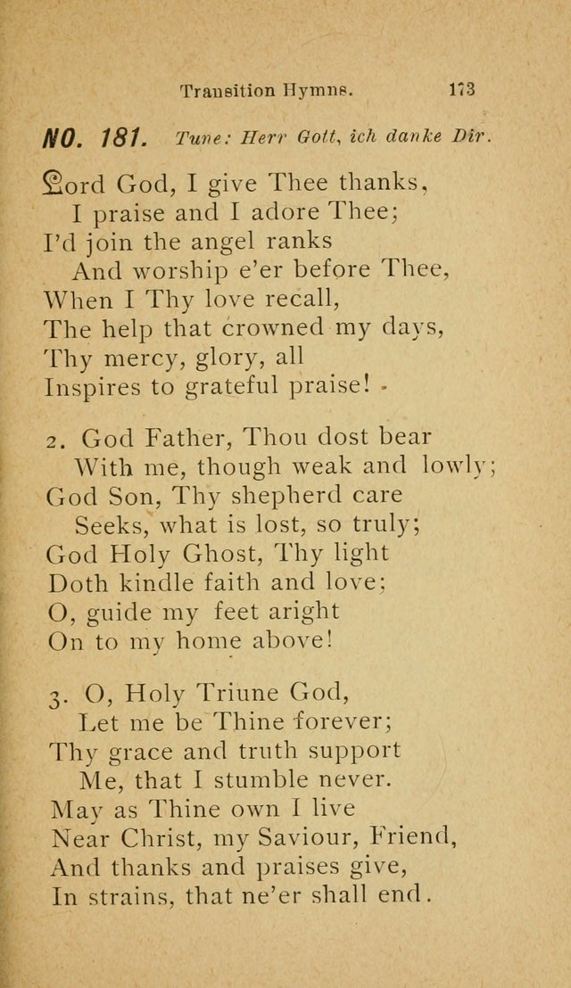 Muntere Lieder: Eine Sammlung der beliebtesten und brauchbarsten Gesänge für Sonntagsschulen und andere christlichen Versammlungen. 3. Aufl. page 178