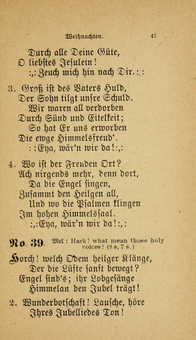 Muntere Lieder: Eine Sammlung der beliebtesten und brauchbarsten Gesänge für Sonntagsschulen und andere christlichen Versammlungen. 3. Aufl. page 46