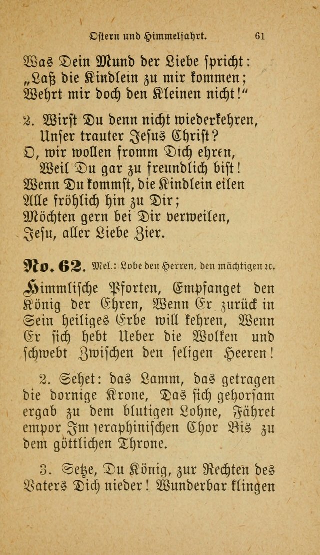 Muntere Lieder: Eine Sammlung der beliebtesten und brauchbarsten Gesänge für Sonntagsschulen und andere christlichen Versammlungen. 3. Aufl. page 66