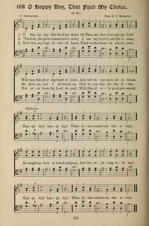 Messages of Love Hymn Book: for Gospel, Sunday School, Special Services and Home Singing page 108