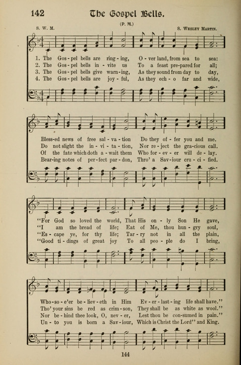 Messages of Love Hymn Book: for Gospel, Sunday School, Special Services and Home Singing page 142