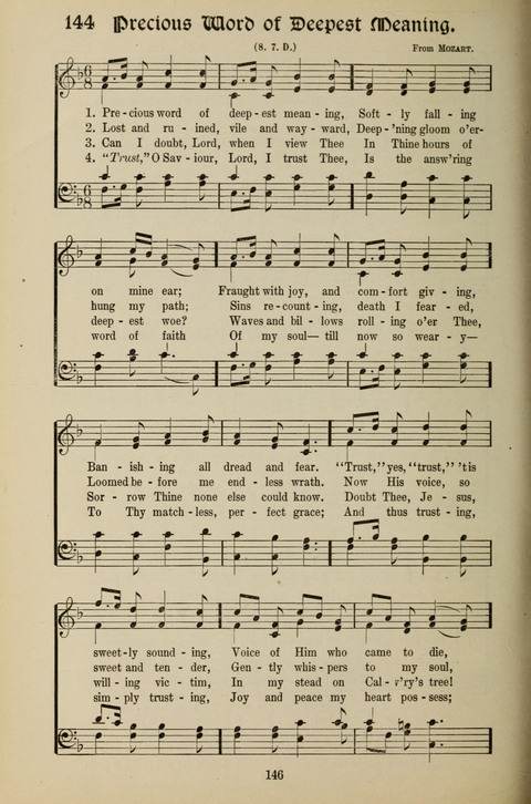 Messages of Love Hymn Book: for Gospel, Sunday School, Special Services and Home Singing page 144