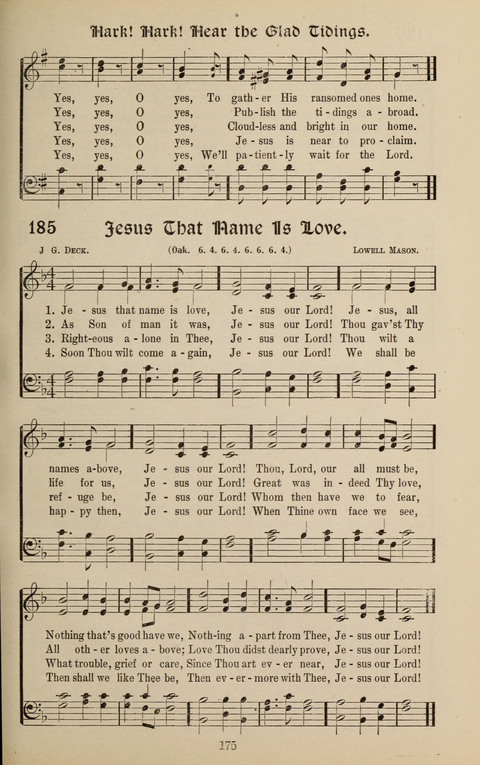 Messages of Love Hymn Book: for Gospel, Sunday School, Special Services and Home Singing page 173