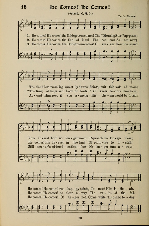Messages of Love Hymn Book: for Gospel, Sunday School, Special Services and Home Singing page 18