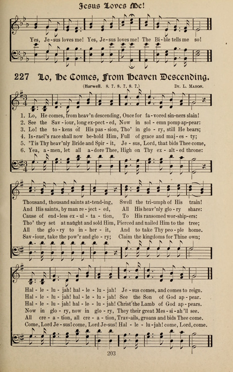 Messages of Love Hymn Book: for Gospel, Sunday School, Special Services and Home Singing page 201