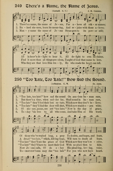 Messages of Love Hymn Book: for Gospel, Sunday School, Special Services and Home Singing page 214