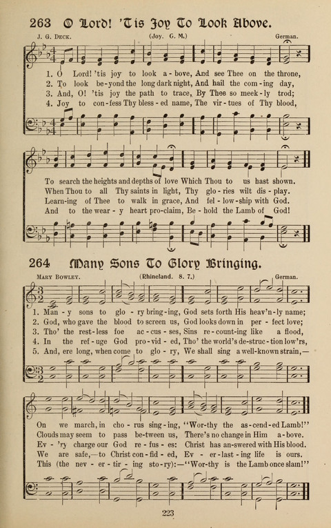 Messages of Love Hymn Book: for Gospel, Sunday School, Special Services and Home Singing page 221